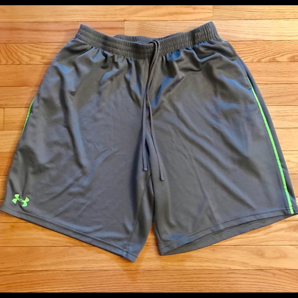 gray under armour shorts